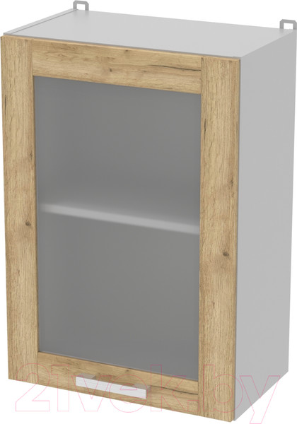 Изображение товара Шкаф навесной для кухни Интерлиния Компо ВШ50ст-720-1дв (дуб золотой)