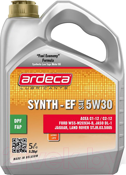 Изображение товара Моторное масло Ardeca Synth-EF 5W30 / ARD010005-005 (5л)