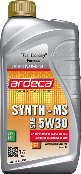 Изображение товара Моторное масло Ardeca Synth-MS 5W30 / ARD010004-001 (1л)