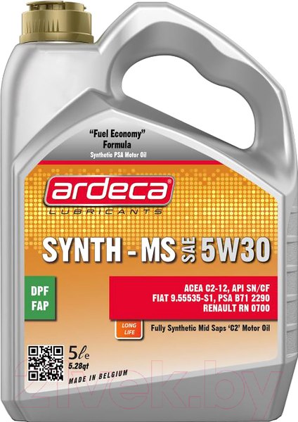 Изображение товара Моторное масло Ardeca Synth-MS 5W30 / ARD010004-005 (5л)