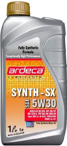 Изображение товара Моторное масло Ardeca Synth-SX 5W30 / P01171-ARD001 (1л)
