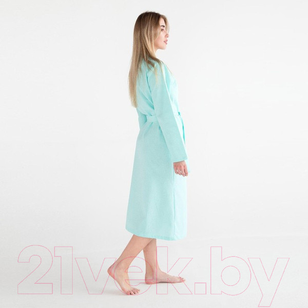 Изображение товара Халат Экономь и я 5045788 (р.46-48, небесный)