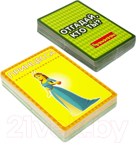 Изображение товара Настольная игра Bondibon Викторина. Отгадай, кто ты? / ВВ4877