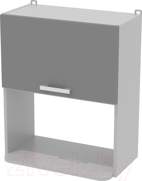 Изображение товара Шкаф навесной для кухни Интерлиния Компо ВШ60-720-1дг МП (серебристый)