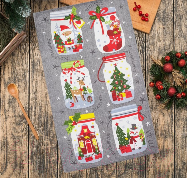 Изображение товара Полотенце Доляна Волшебного года 35х60 / 4389627