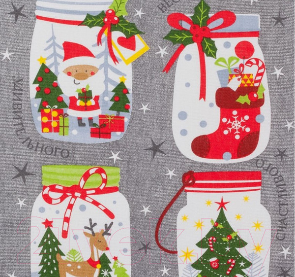 Изображение товара Полотенце Доляна Волшебного года 35х60 / 4389627