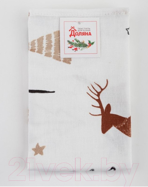 Изображение товара Полотенце Доляна X-Mas 40x70 / 4980247