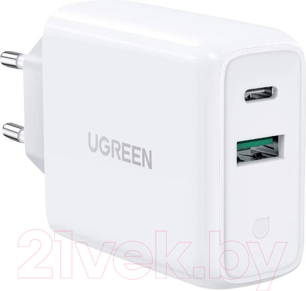 Изображение товара Зарядное устройство сетевое Ugreen CD170 / 60468 (белый)