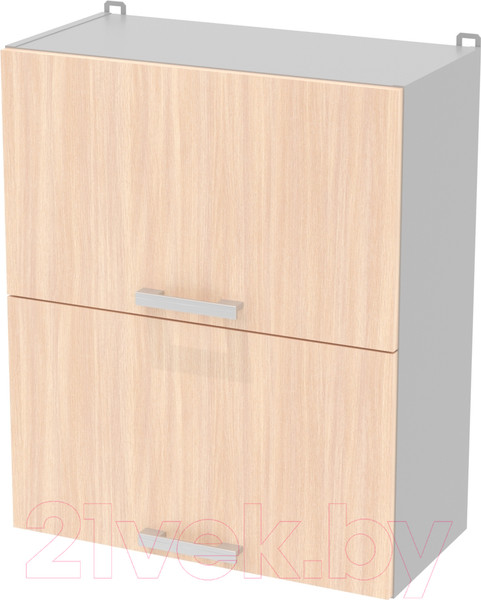 Изображение товара Шкаф навесной для кухни Интерлиния Компо ВШ60-720-2дг (дуб молочный)