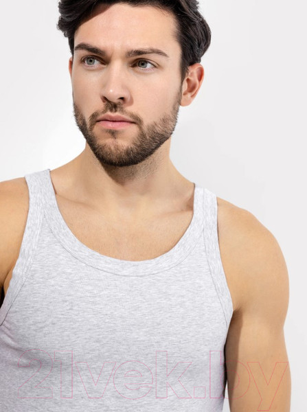 Изображение товара Майка домашняя Mark Formelle 421418 (р.104-170/176, серый меланж 4306-А)