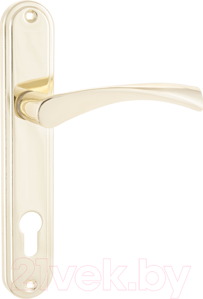 Изображение товара Ручка дверная Аллюр 103-1 85 мм GP (латунь)