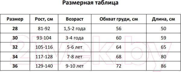 Изображение товара Халат детский Экономь и я 4560857 (р. 28, белый)