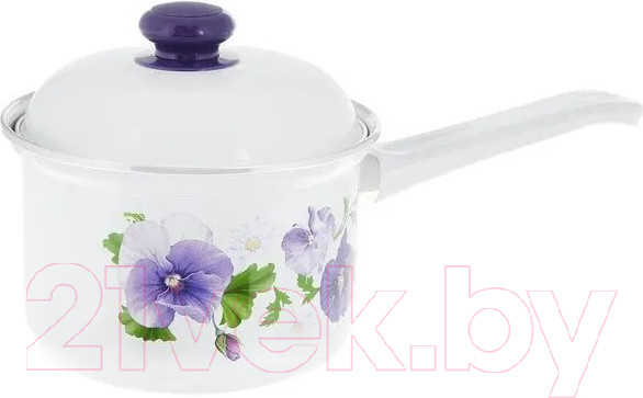 Изображение товара Ковш Лысьвенские эмали Анютины глазки С-1608АП/4