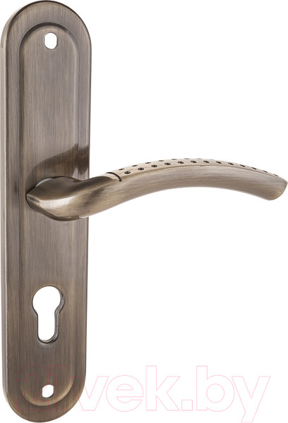 Изображение товара Ручка дверная Аллюр 132-1 55мм AB (старая бронза)