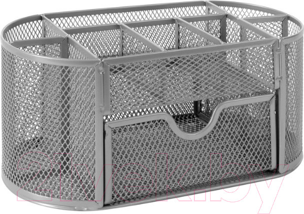 Изображение товара Органайзер настольный Brauberg 237419 (серебряный)