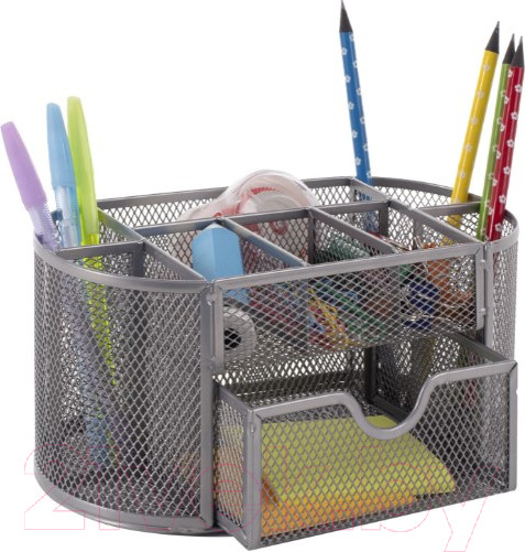 Изображение товара Органайзер настольный Brauberg 237419 (серебряный)