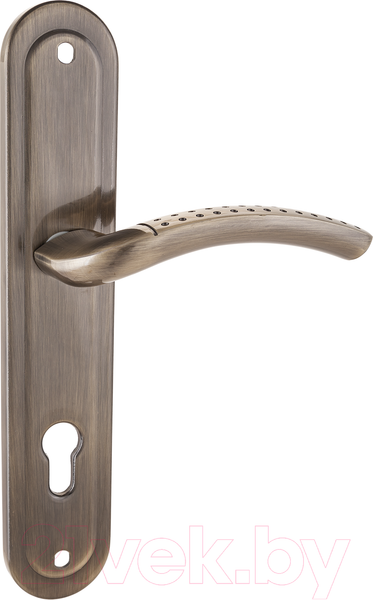 Изображение товара Ручка дверная Аллюр 132-1 85мм AB (старая бронза)