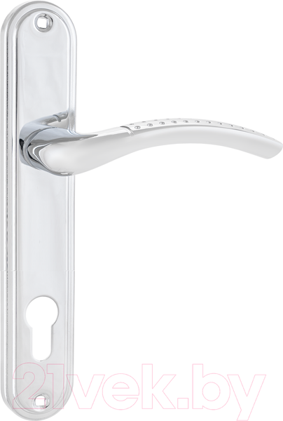 Изображение товара Ручка дверная Аллюр 132-1 85мм CP (хром)