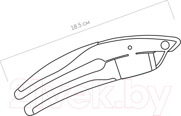 Изображение товара Пресс для чеснока Nadoba Undina 721312