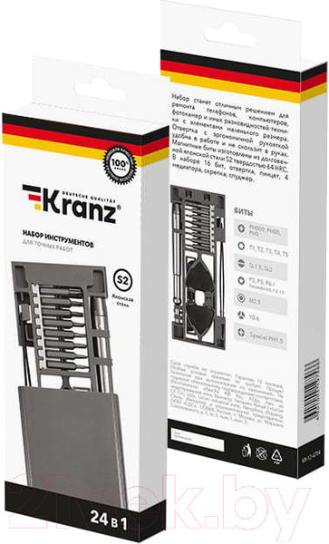 Изображение товара Отвертка Kranz RA-04 / KR-12-4754