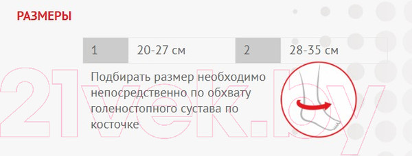 Изображение товара Ортез голеностопный Prolife Orto ARA2406 Р1