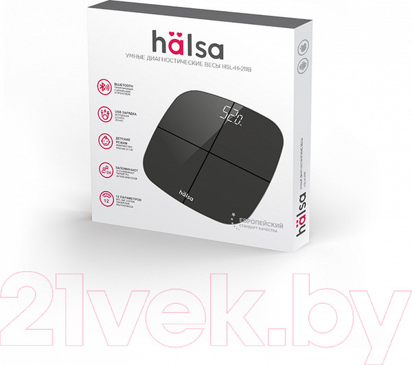 Изображение товара Напольные весы электронные Halsa HSL-H-211B