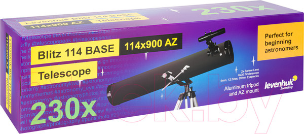 Изображение товара Телескоп Levenhuk Blitz 114 Base / 77103