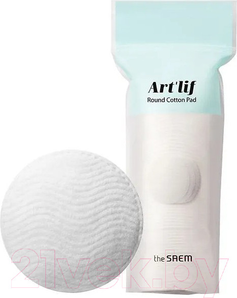 Изображение товара Ватные диски The Saem Art'Lif Round Cotton Pad (80шт)