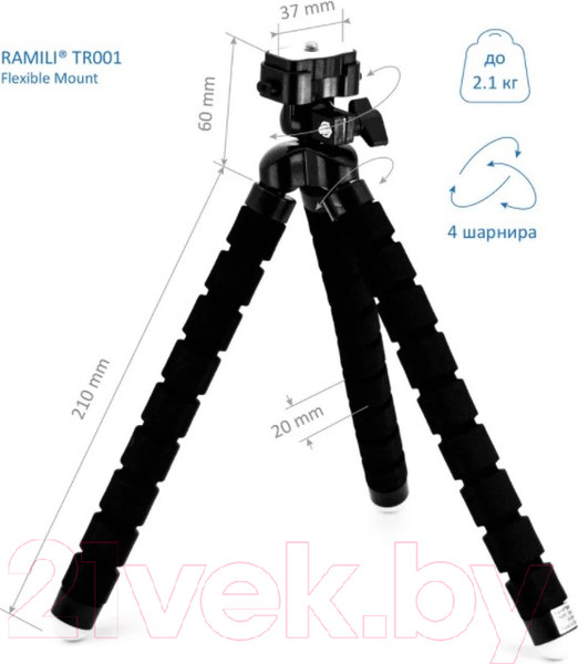 Изображение товара Штатив Ramili Гибкий / TR001