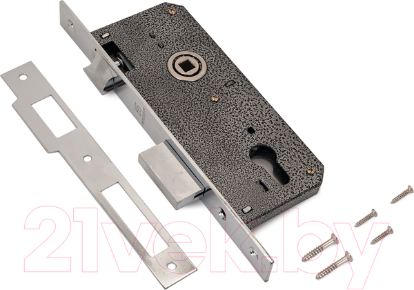 Изображение товара Замок врезной Аллюр 9045 B CP без ц/мех. б/руч.