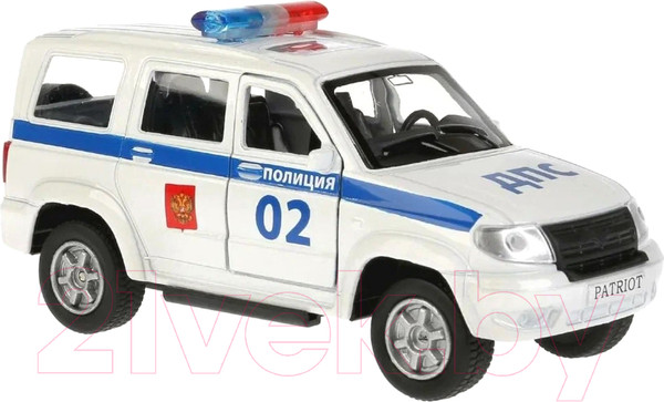 Изображение товара Автомобиль игрушечный Технопарк UAZ Patriot Полиция / SB-17-81-UP-P(W)-WB