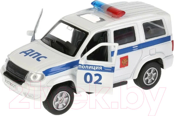 Изображение товара Автомобиль игрушечный Технопарк UAZ Patriot Полиция / SB-17-81-UP-P(W)-WB