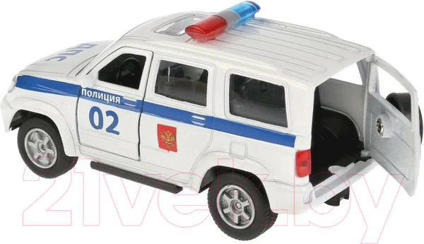 Изображение товара Автомобиль игрушечный Технопарк UAZ Patriot Полиция / SB-17-81-UP-P(W)-WB