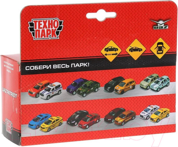 Изображение товара Автомобиль игрушечный Технопарк UAZ Patriot Полиция / SB-17-81-UP-P(W)-WB