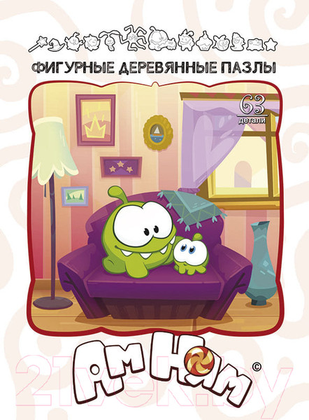 Изображение товара Пазл Нескучные игры Ам Ням / 8399/48