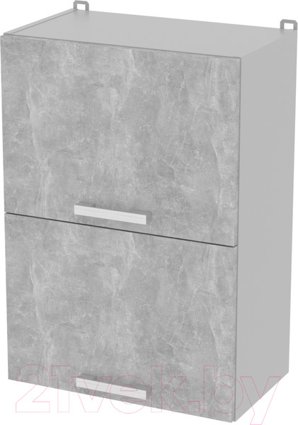 Изображение товара Шкаф навесной для кухни Интерлиния Компо ВШ50-720-2дг (бетон)