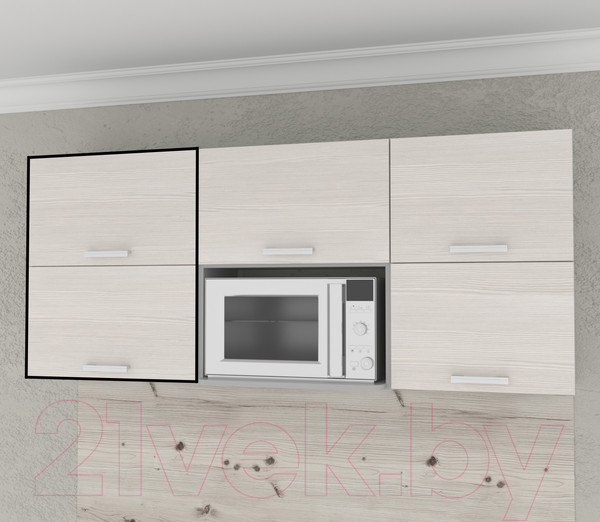 Изображение товара Шкаф навесной для кухни Интерлиния Компо ВШ50-720-2дг (вудлайн кремовый)