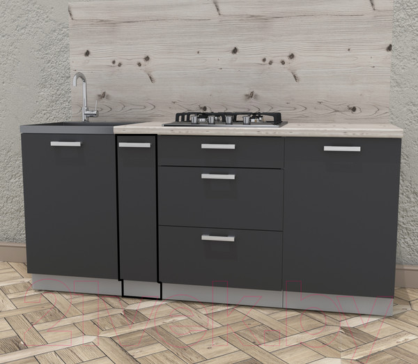 Изображение товара Шкаф карго Интерлиния Компо НШ20 (антрацит)