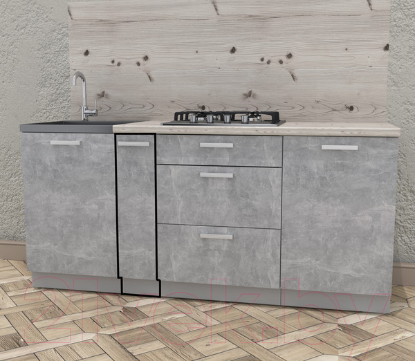 Изображение товара Шкаф карго Интерлиния Компо НШ20 (бетон)