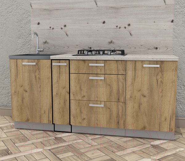 Изображение товара Шкаф карго Интерлиния Компо НШ20 (дуб золотой)