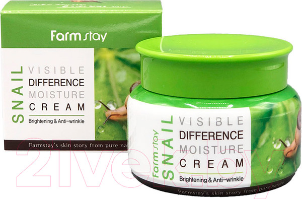Изображение товара Крем для лица FarmStay Увлажняющий с муцином улитки (100г)