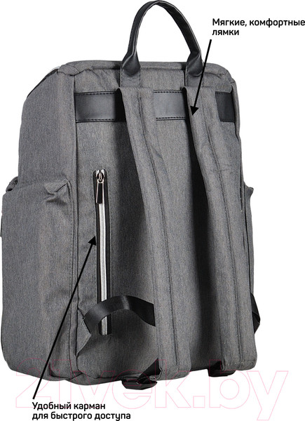 Изображение товара Рюкзак Farfello Текстильный / F8 (темно-серый)