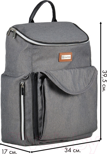 Изображение товара Рюкзак Farfello Текстильный / F8 (темно-серый)
