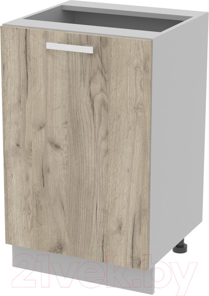 Изображение товара Шкаф-стол кухонный Интерлиния Компо НШ50р-1дв (дуб серый)