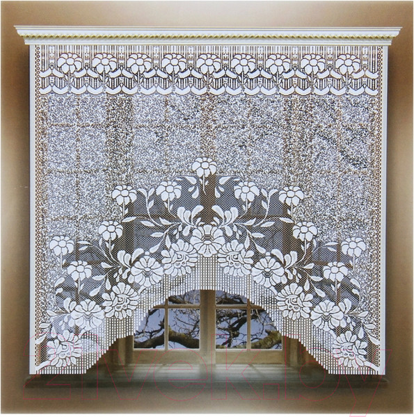 Изображение товара Штора Лента 1069098 (170x160, белый)