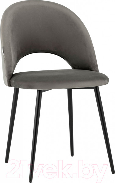 Изображение товара Стул Stool Group Меган / AV 415-H18-08(P) (велюр темно-серый)