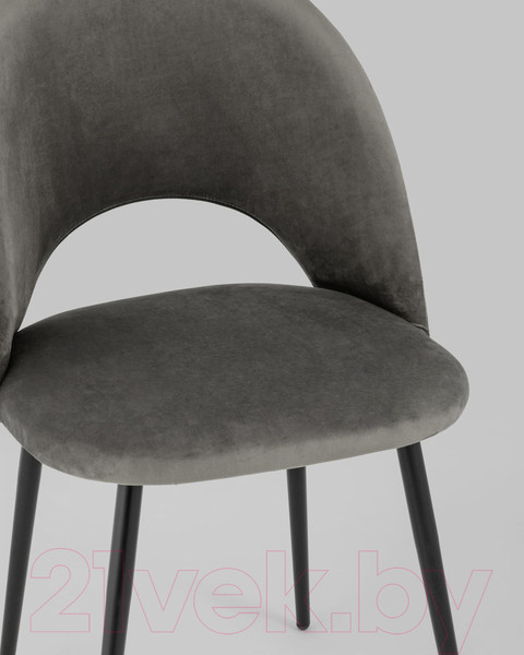 Изображение товара Стул Stool Group Меган / AV 415-H18-08(P) (велюр темно-серый)