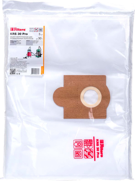 Изображение товара Комплект пылесборников для пылесоса Filtero Pro KRS 30 (5шт)