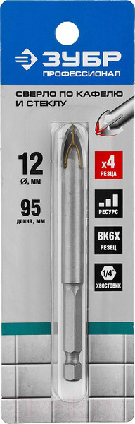 Изображение товара Сверло Зубр 29845-12-z01