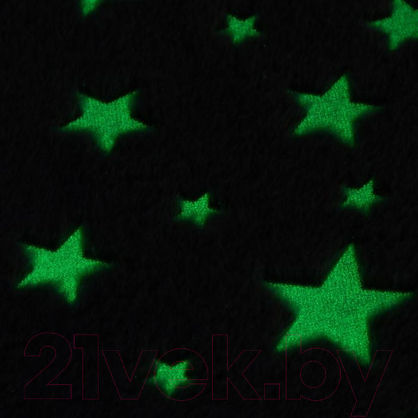 Изображение товара Плед Этель Звезды / 7110858 (200x220, серый)